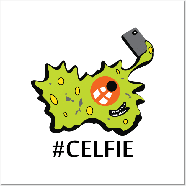 Selfie – Cellfie Biology Science Wall Art by alltheprints